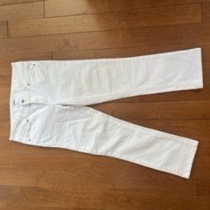 Paige white Hidden Hills straight jeans